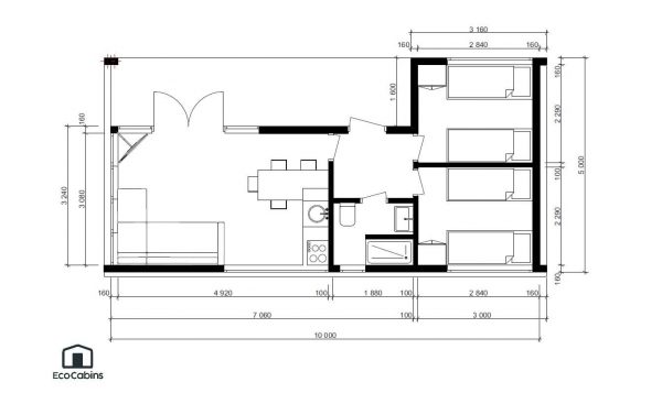 Tiny House 40m2 - Eco Cabins